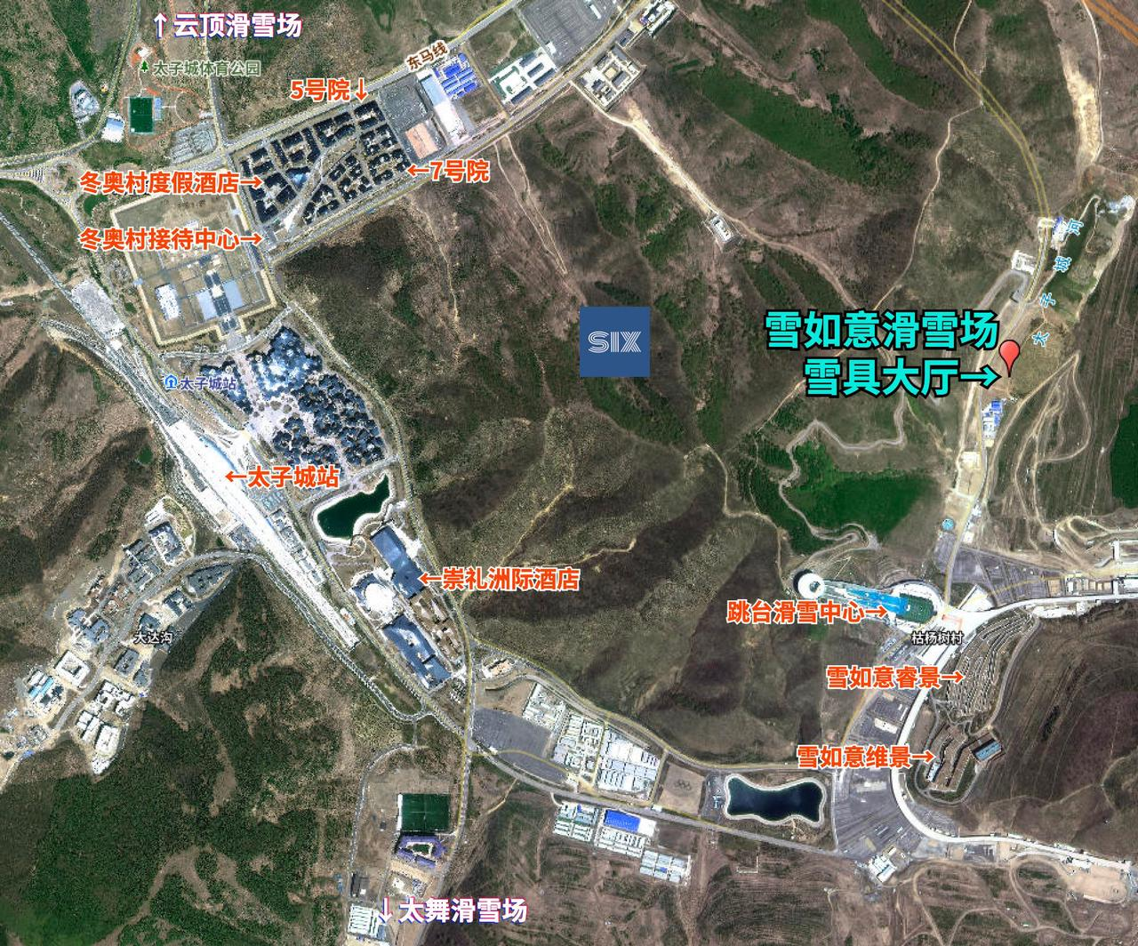 酒店区位图